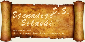 Đenadije Silaški vizit kartica